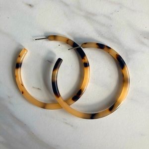 Machete tortoiseshell hoops